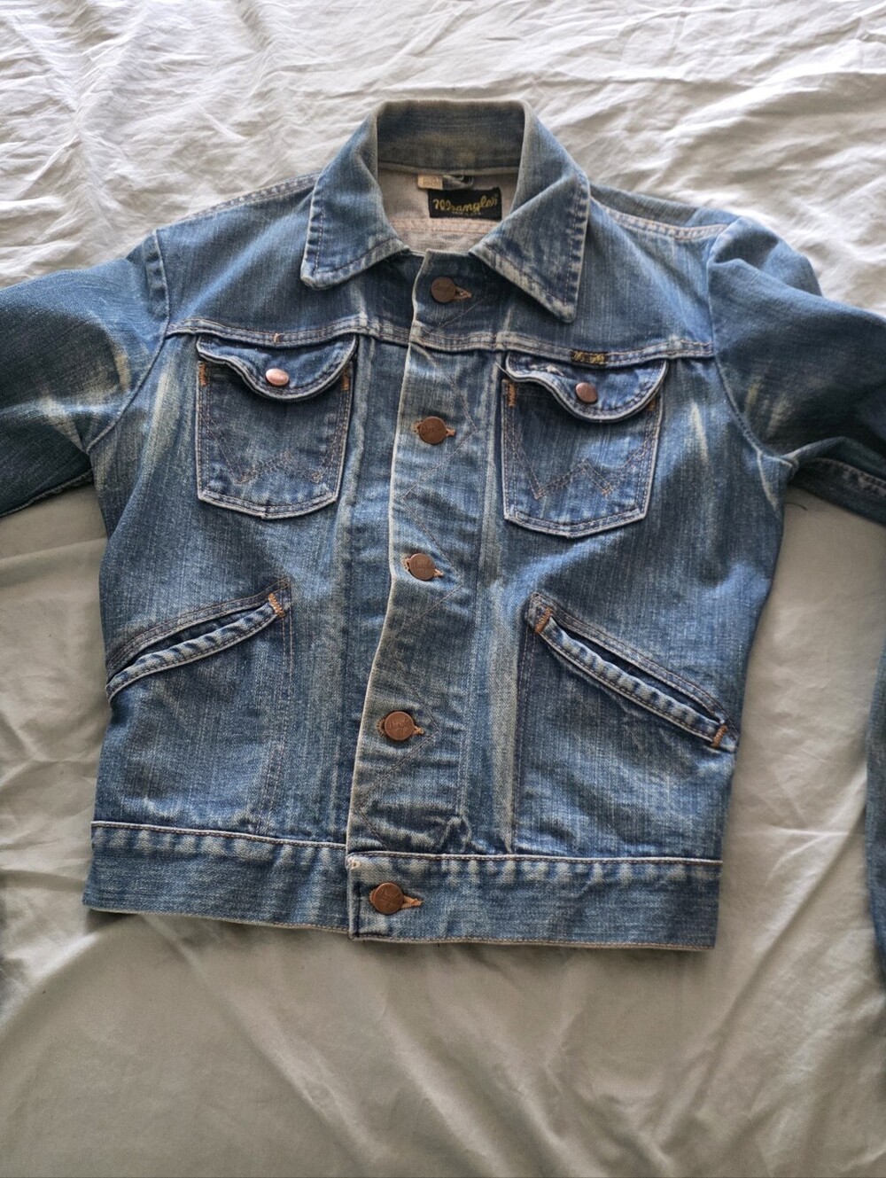 1970s Wrangler Black Label Jean Jacket Size 32